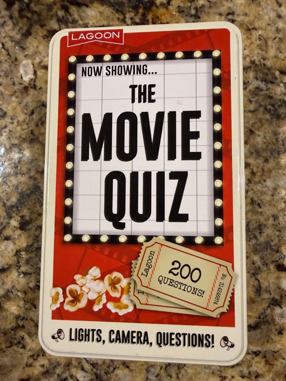Lagoon The Movie Quiz Card Game - Red